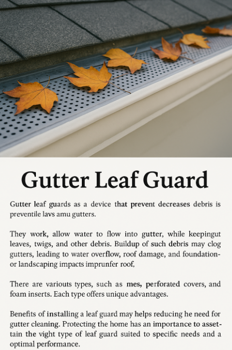 gutter leaf guard